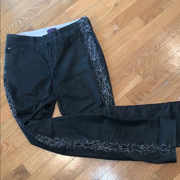 Not your daughter striped coated jean size 2 - Picture 3 of 8